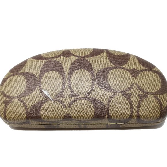 Coach Eyeglass Sunglasses Hard Case - Signature Brown - Picture 5 of 5